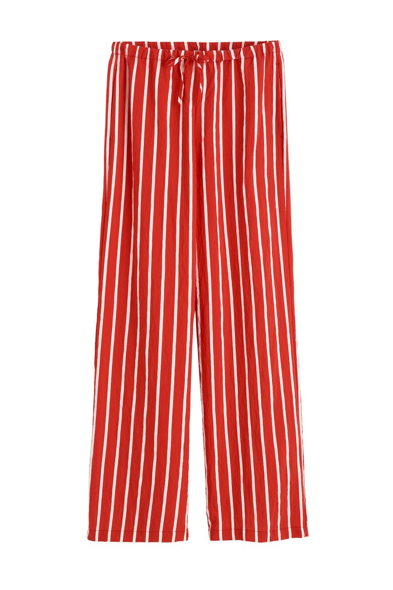 Stripe Pull-On Pants, Alternate, color, VARSITY RED