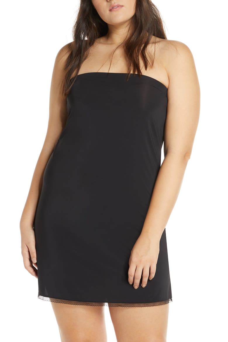 Benefit Convertible Slip, Alternate, color, BLACK