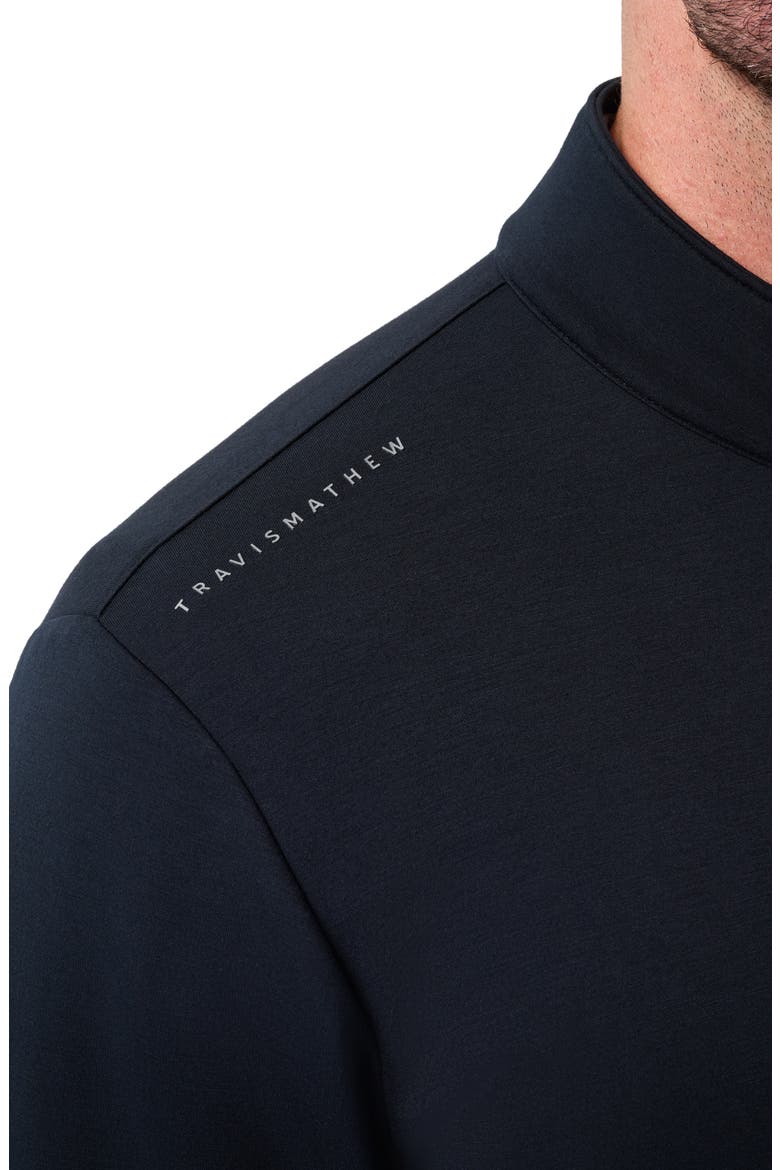 Fibercloud Quarter Zip Sweatshirt, Alternate, color, BLACK