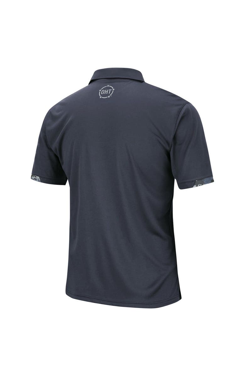 COLOSSEUM Men's Colosseum Charcoal Georgia Tech Yellow Jackets OHT Military Appreciation Digital Camo Polo, Alternate, color, 