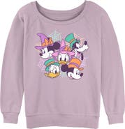 Mickey & Friends Juniors Mickey & Friends Halloween Pop Group Portraits Sweatshirt