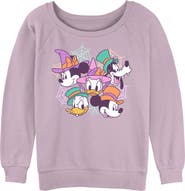Mickey & Friends Juniors Mickey & Friends Halloween Pop Group Portraits Sweatshirt