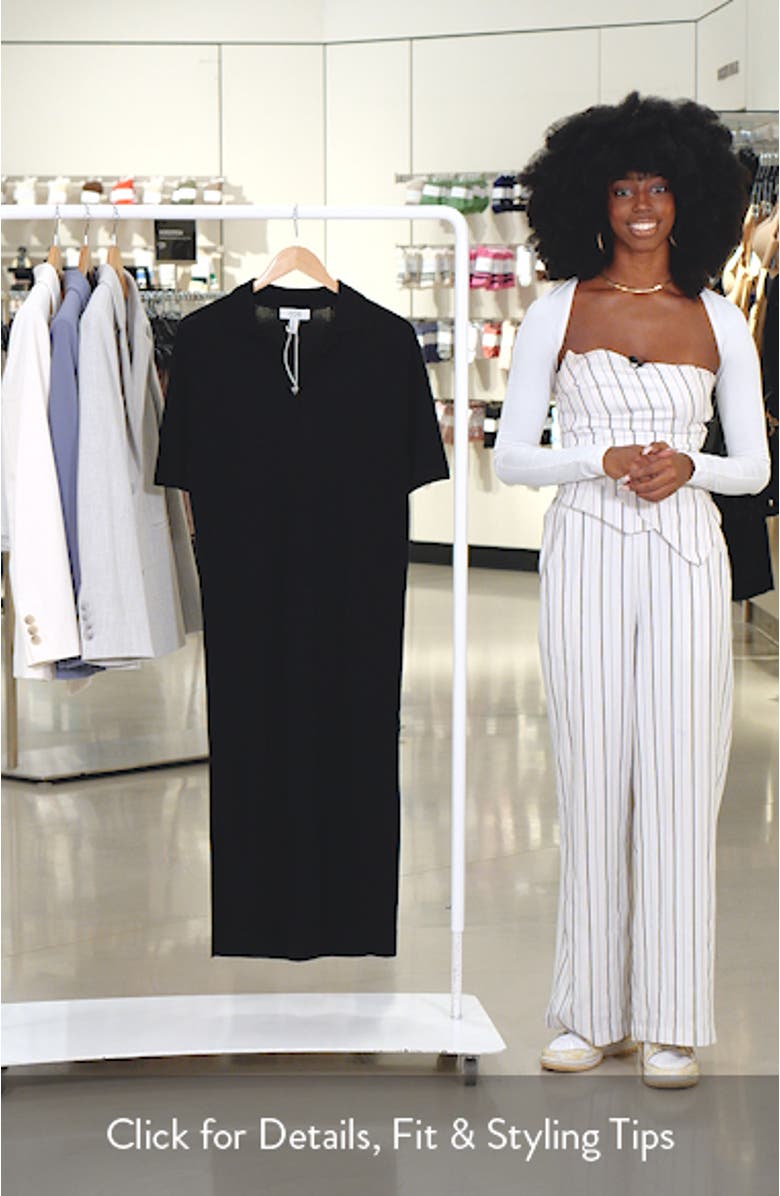 Merino Wool Polo Dress, sales video thumbnail