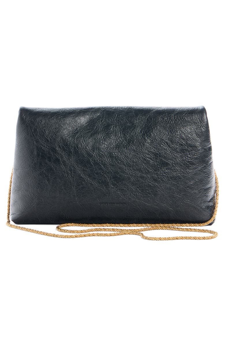Dries Van Noten Leather Envelope Clutch, Alternate, color,