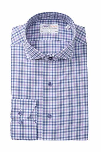 Plaid Long Sleeve Trim Fit Shirt