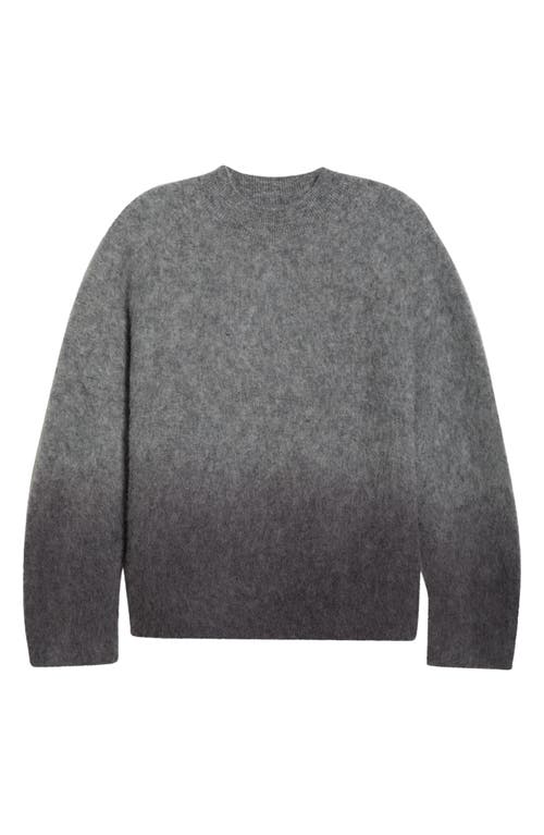 Vince Ombré Brushed Alpaca & Wool Blend Sweater In Gray