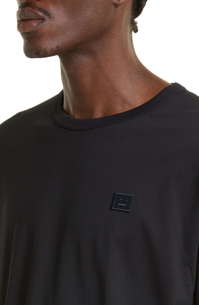 Acne Studios Nash Face Patch Oversize T-Shirt, Alternate, color, 