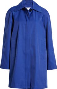 Sam Edelman Mac Water Repellent Cotton Blend Raincoat
