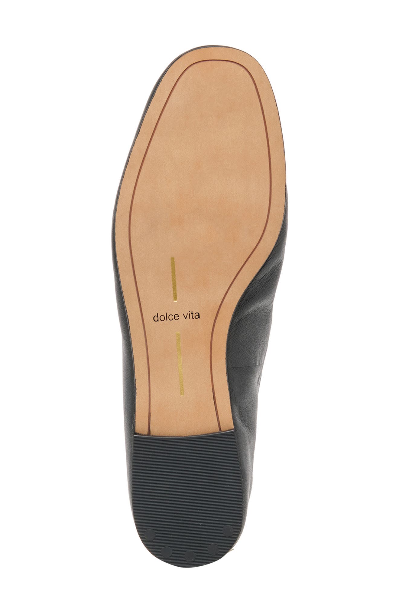 Kory Flat, Alternate, color, BLACK LEATHER
