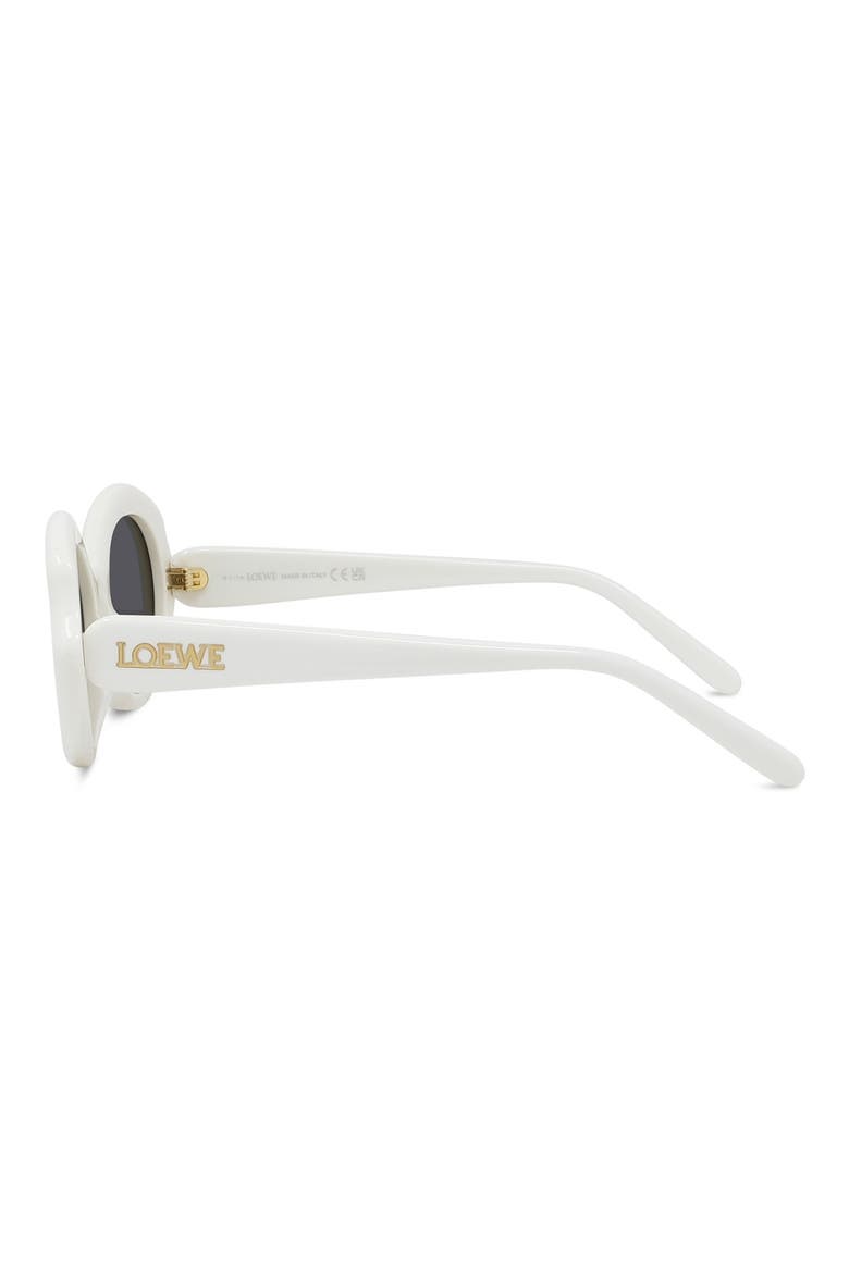 Thin Mini 54mm Oval Sunglasses, Alternate, color, IVRY/SMK