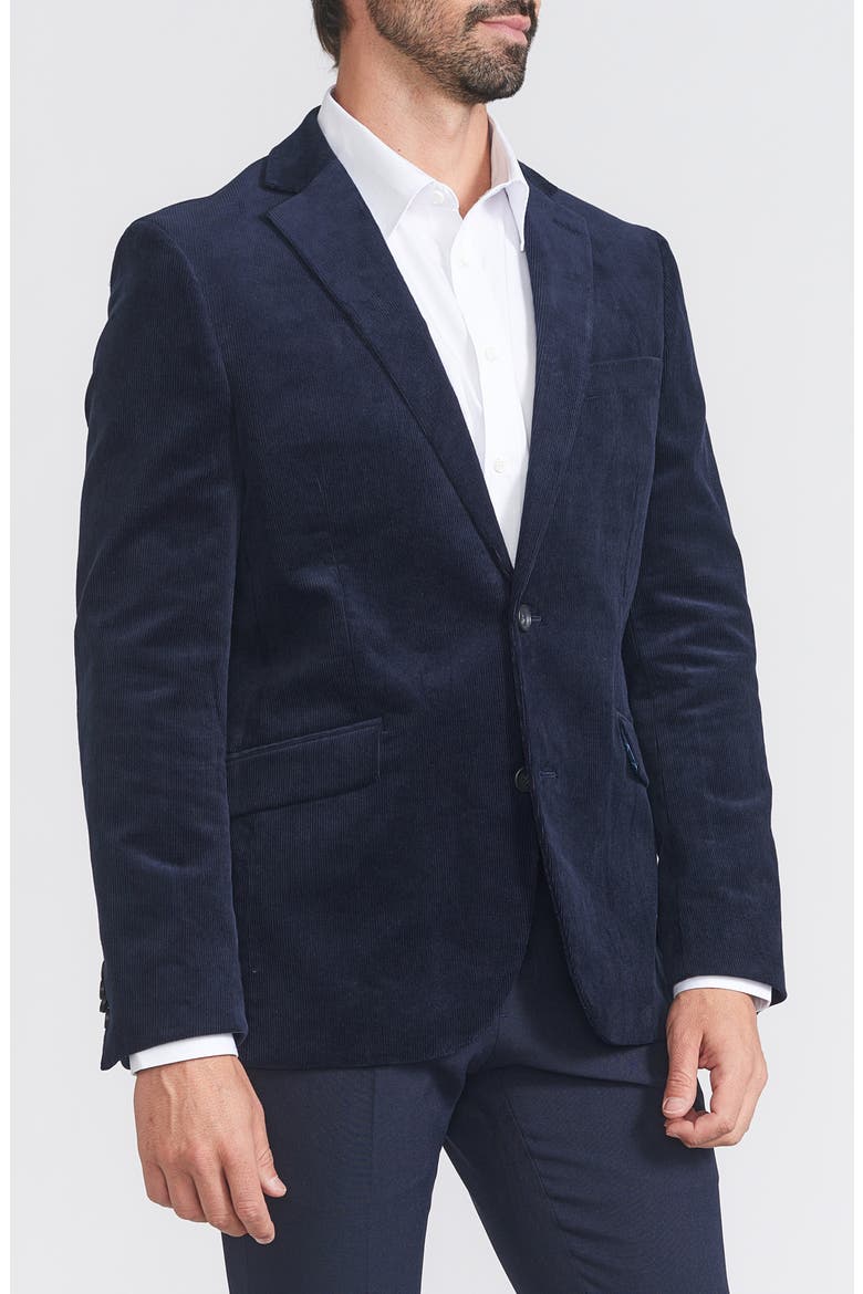 Corduroy Sport Coat, Alternate, color, NAVY