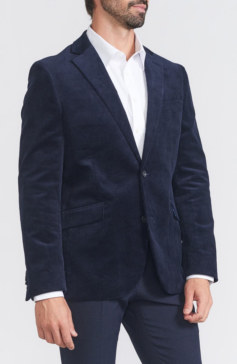 SAVILE ROW CO Corduroy Sport Coat, Alternate, color, Navy