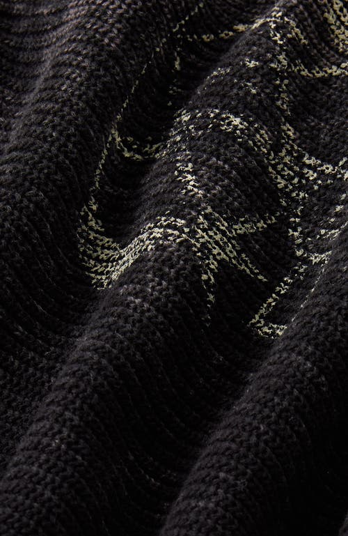 Cotton On Y2k Box Fit Crew Knit In Black