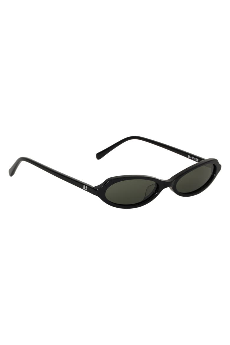 Echo Sunglasses 51mm, Alternate, color, Soot