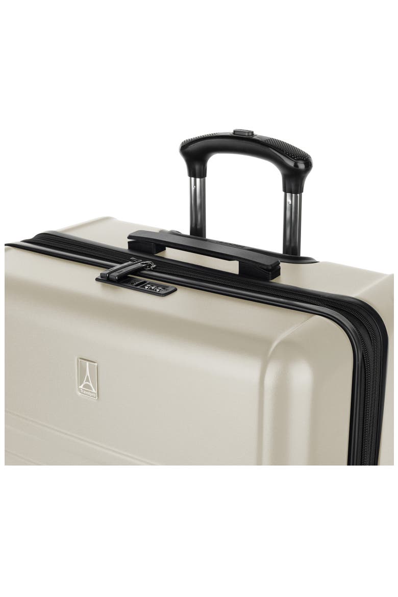 Rollmaster™ Lite 2 28-Inch Expandable Large Checked Hardside Spinner Luggage, Alternate, color, WHITE MATTE