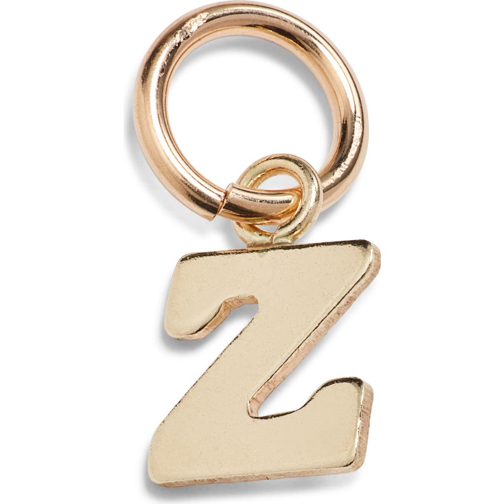 Nashelle Initial Charm In Gold Fill - Z