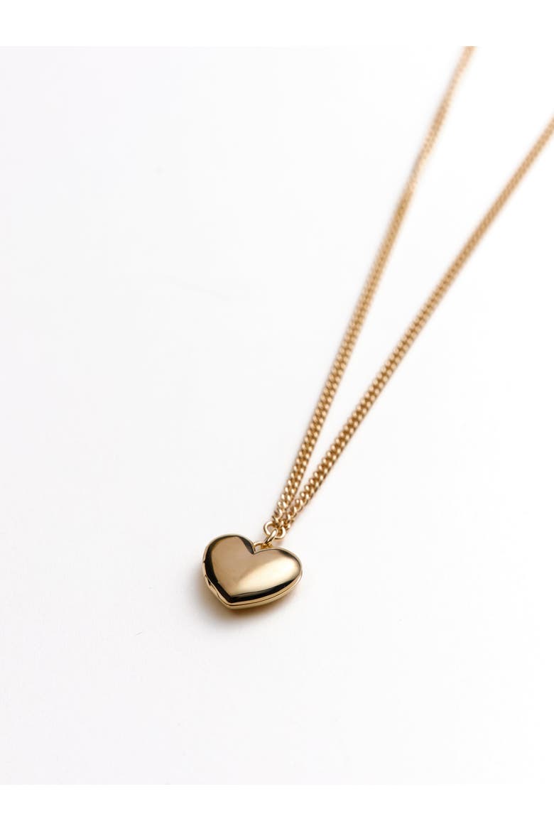 Bowie Heart Locket, Main, color, Recycled Gold Vermeil