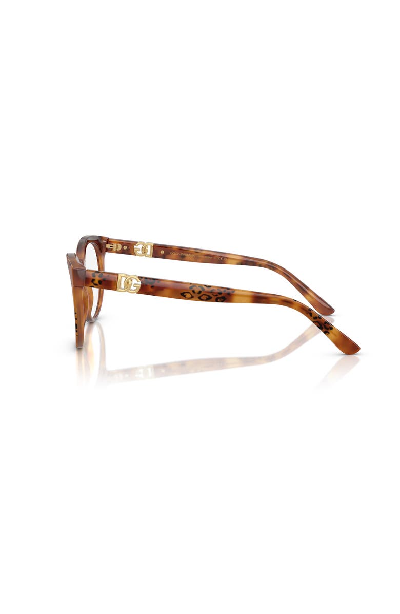Dolce&Gabbana 52mm Phantos optical glasses, Alternate, color, Brown