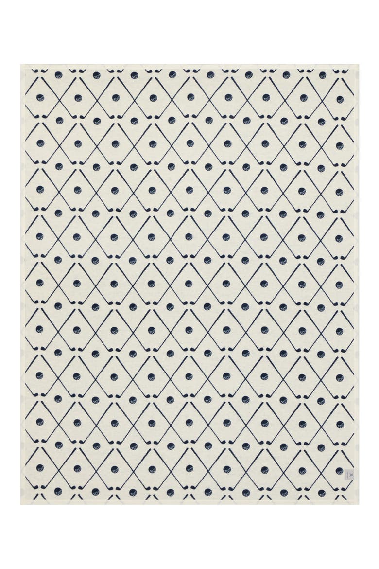 Hitting the Links Blanket, Alternate, color, NAVY
