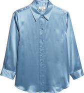 L'AGENCE Dani Silk Charmeuse Blouse