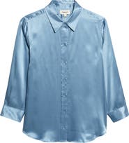 L'AGENCE Dani Silk Charmeuse Blouse