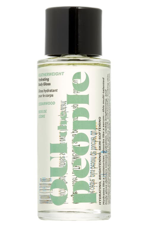 Oui The People Featherweight Hydrating Body Gloss In Cedarwood