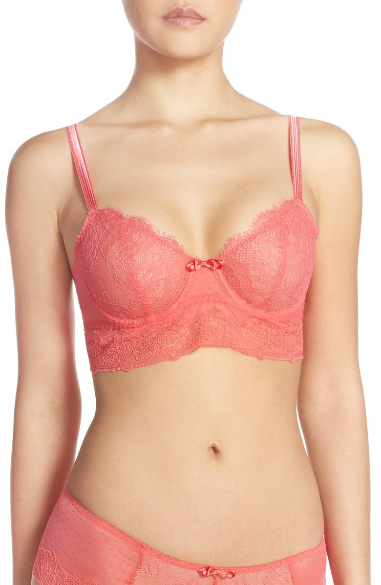 Passionata by Chantelle Blossom Underwire Bustier Bra, Main, color,