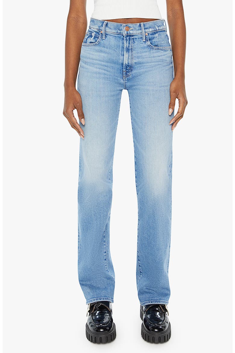 The Kick It High Waist Straight Leg Jeans, Main, color, TAROT TIME