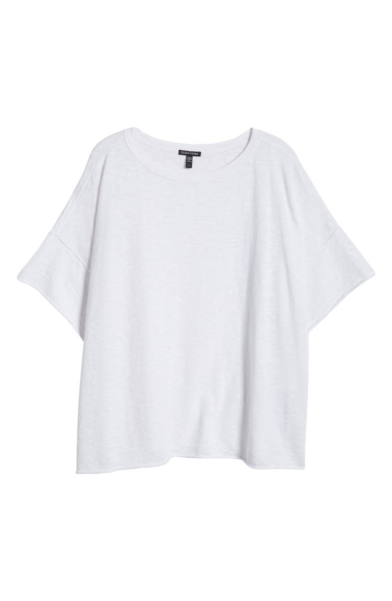 Eileen Fisher Organic Linen & Organic Cotton T-Shirt, Alternate, color, 