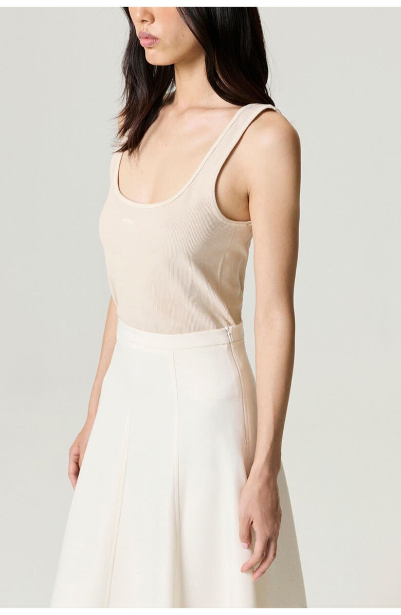 Nocturne Flared Maxi Skirt, Alternate, color, Ivory