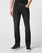 PHILIPP PLEIN Denim Trousers Straight Cut Supreme Iconic Plein Basic Men