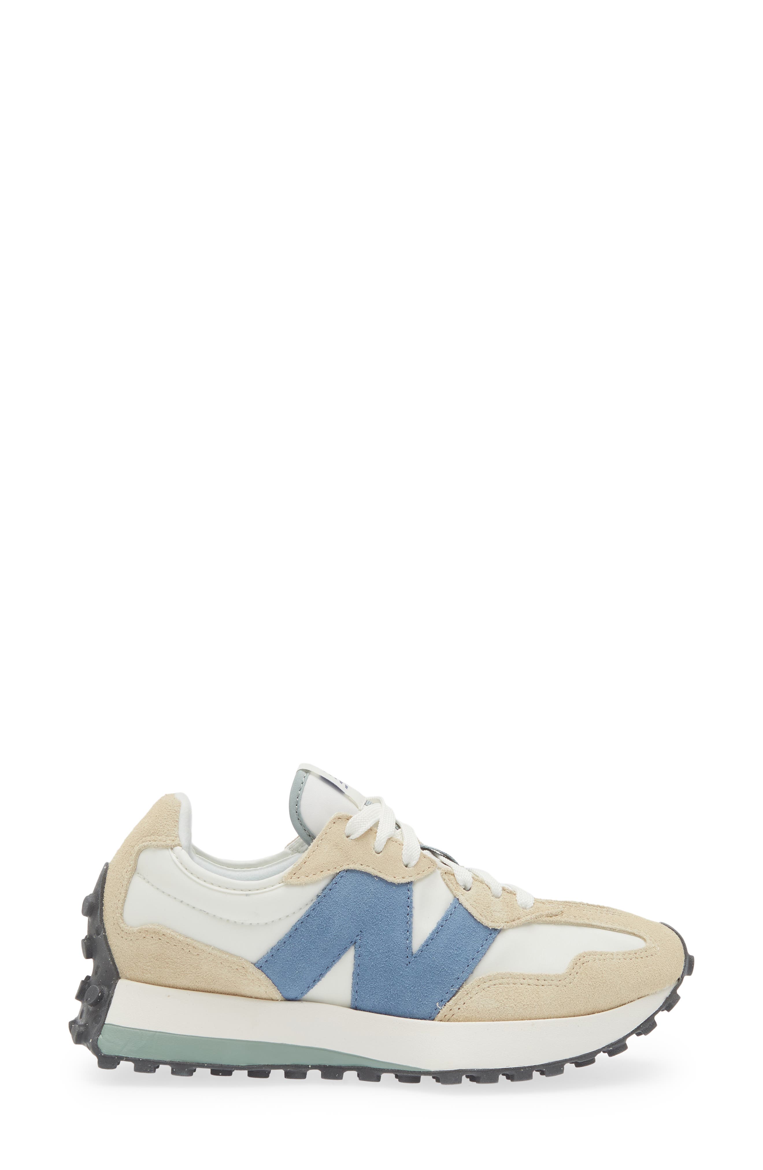 327 Sneaker, Alternate, color, MERCURY BLUE/ SANDSTONE