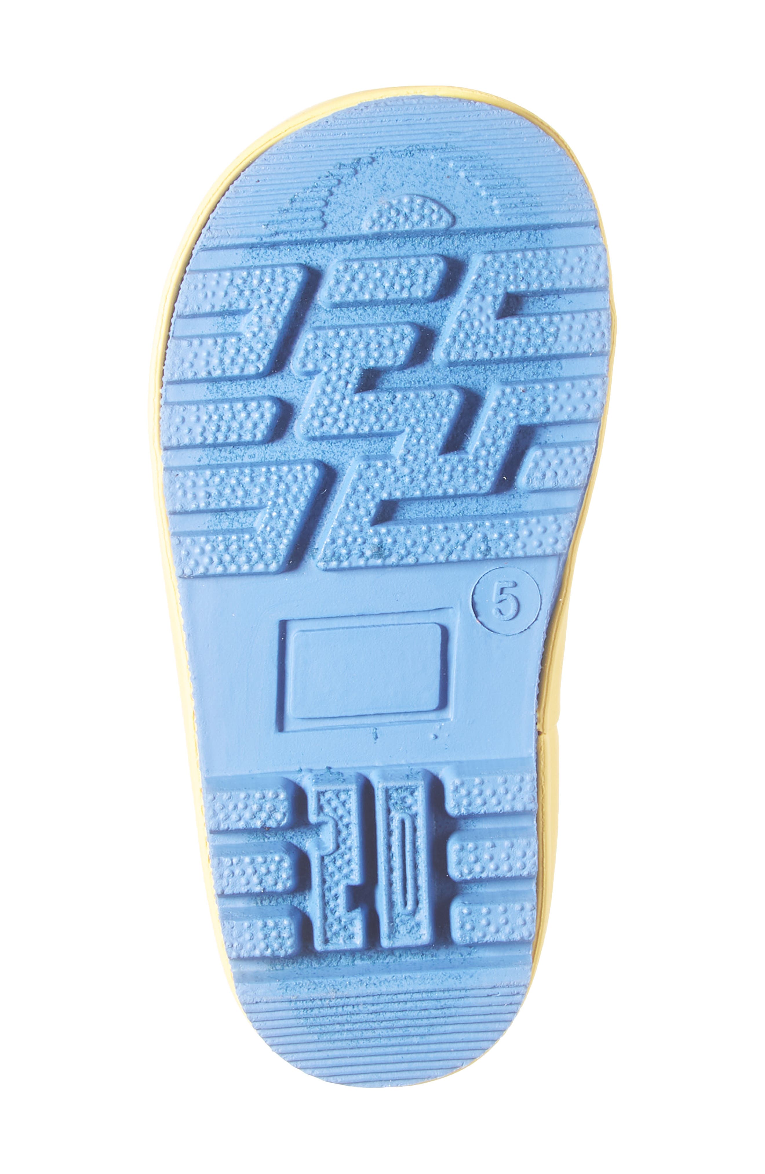 Harper Canyon Kids' Audra Lightning Bolt Rain Boot, Alternate, color, Blue Multi