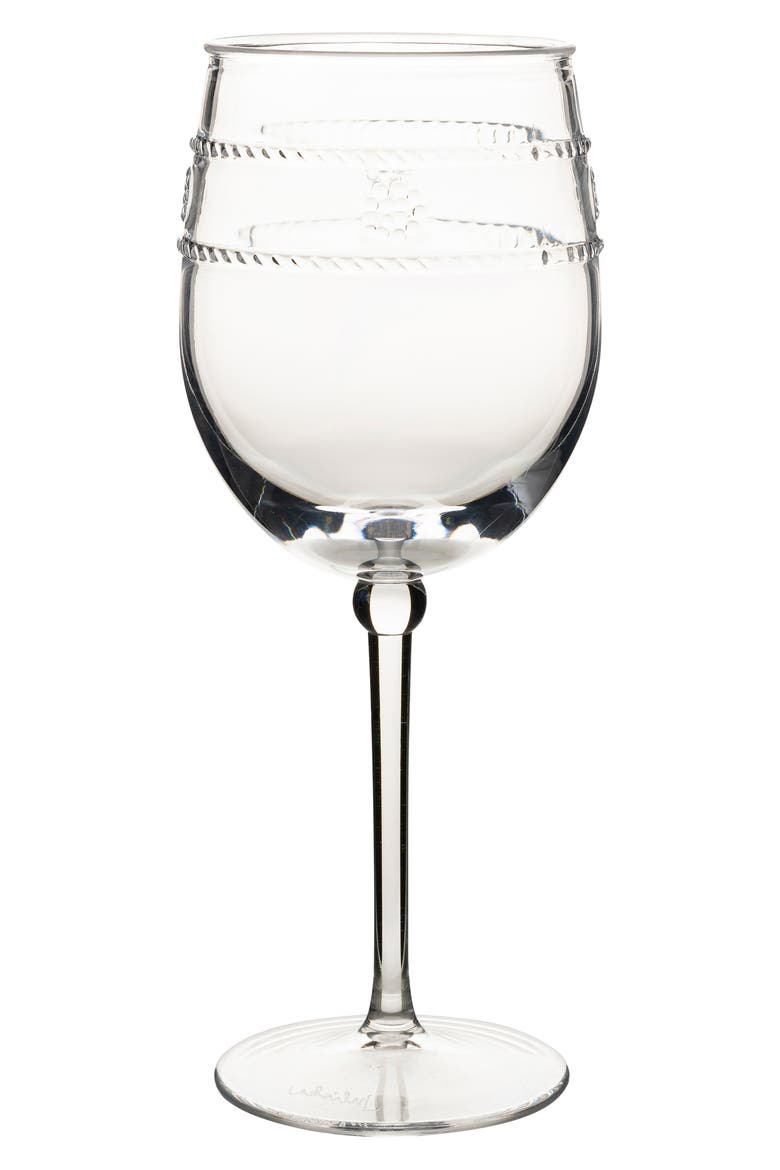 Isabella Acrylic Wine Glass, Main, color, CLEAR