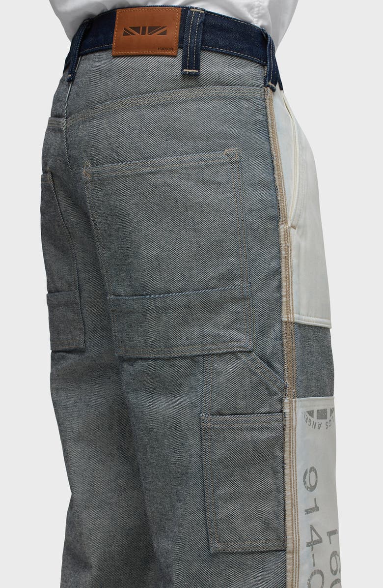 Hudson Jeans Columbus Inside Out Wide Leg Jeans, Alternate, color, City