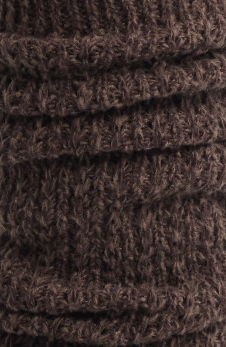 Free People Staple Slouch Socks, Alternate, color, Roasted Espresso