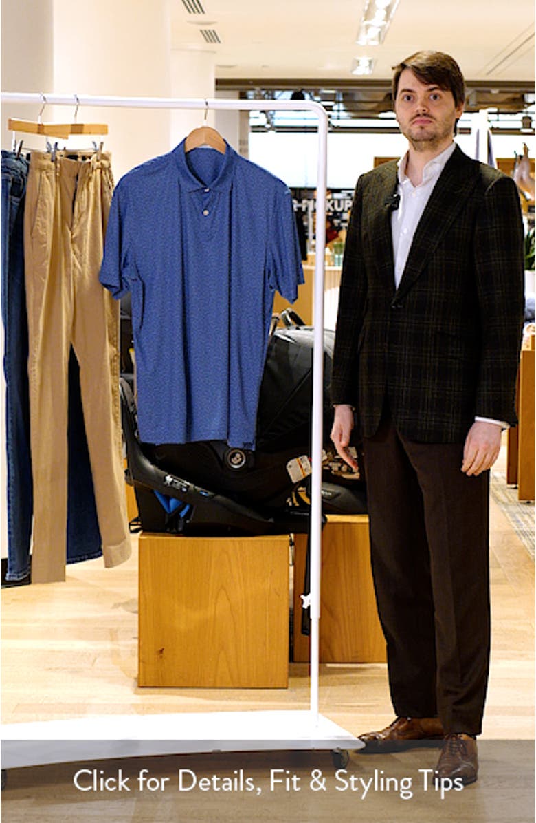 Featherweight Golf Headcover Print Performance Polo, sales video thumbnail