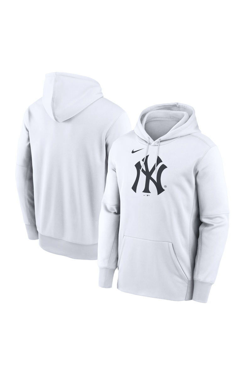 Nike Men's Nike White New York Yankees Logo Club Hoodie, Main, color, White