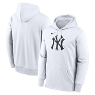 Nike Men's Nike White New York Yankees Logo Club Hoodie