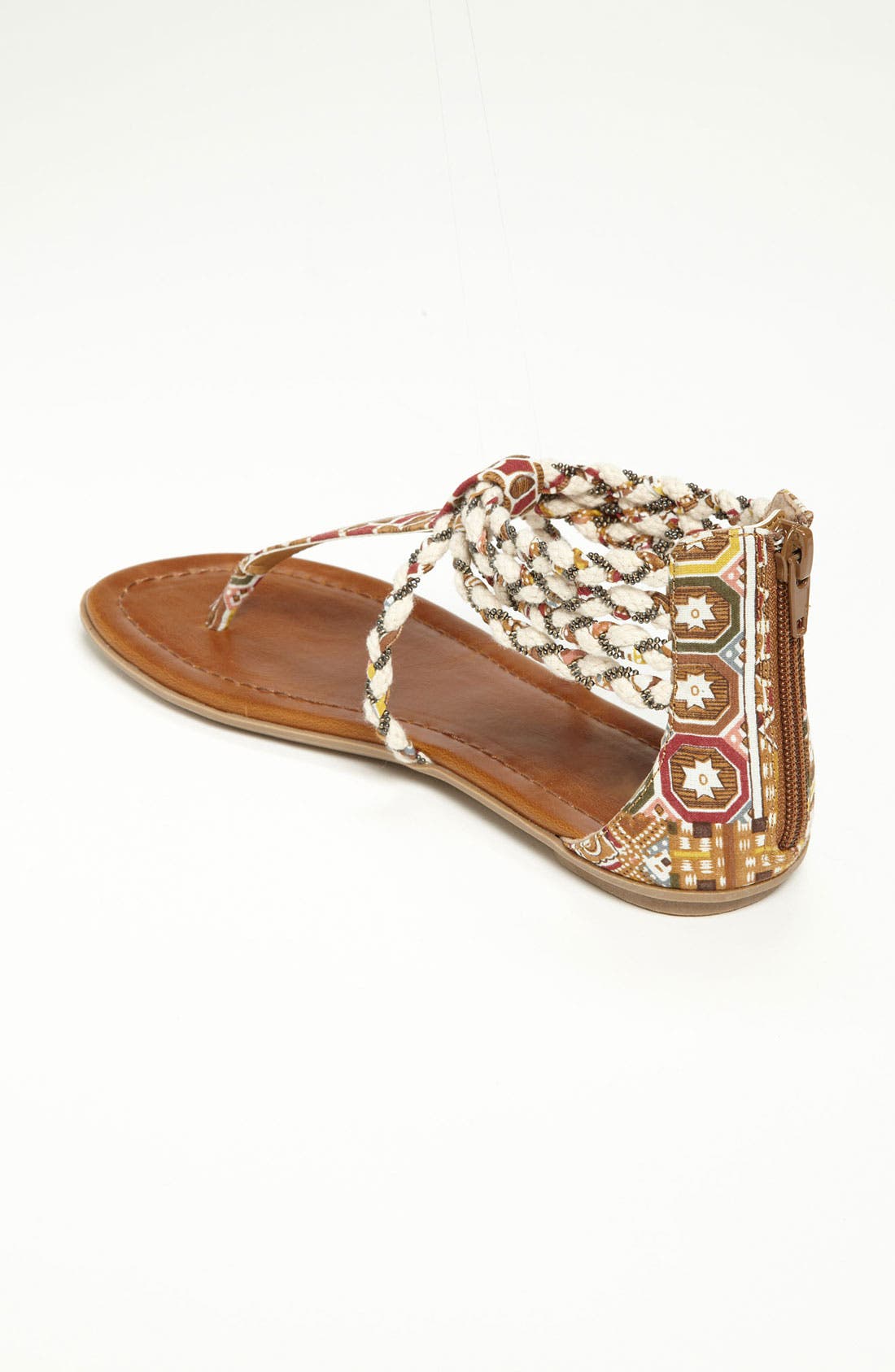 'Marta' Sandal, Alternate, color, BROWN / NATURAL