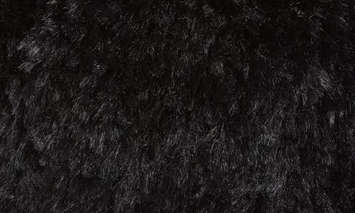Tasha Soft Faux Fur Bucket Hat In Black