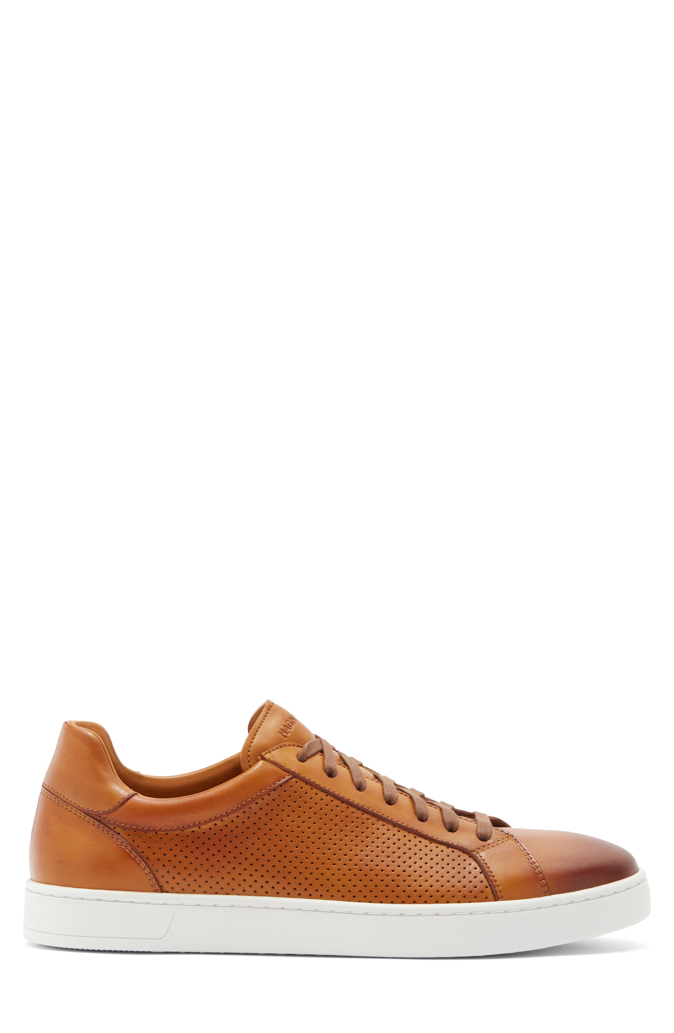 Elonso Perforated Sneaker, Alternate, color, CUERO