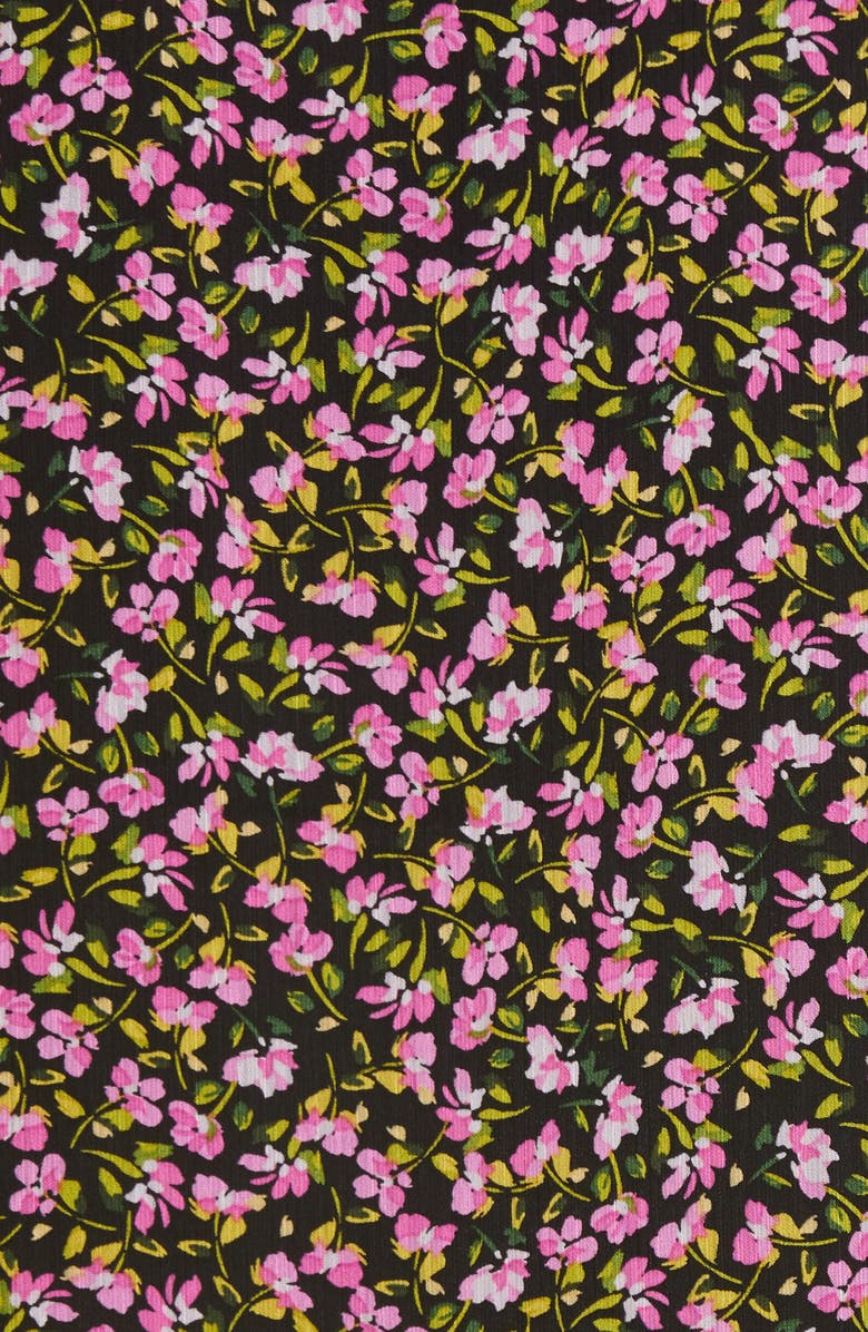 CeCe Flutter Sleeve Floral Print Top, Alternate, color,