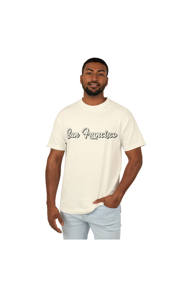 Ledger & Ford L&F San Francisco Garment Dyed Tee, Alternate, color, Cream