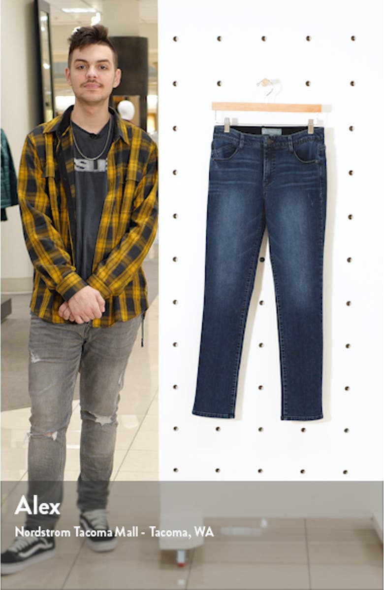 Ab-Solution High Waist Ankle Straight Leg Jeans, sales video thumbnail