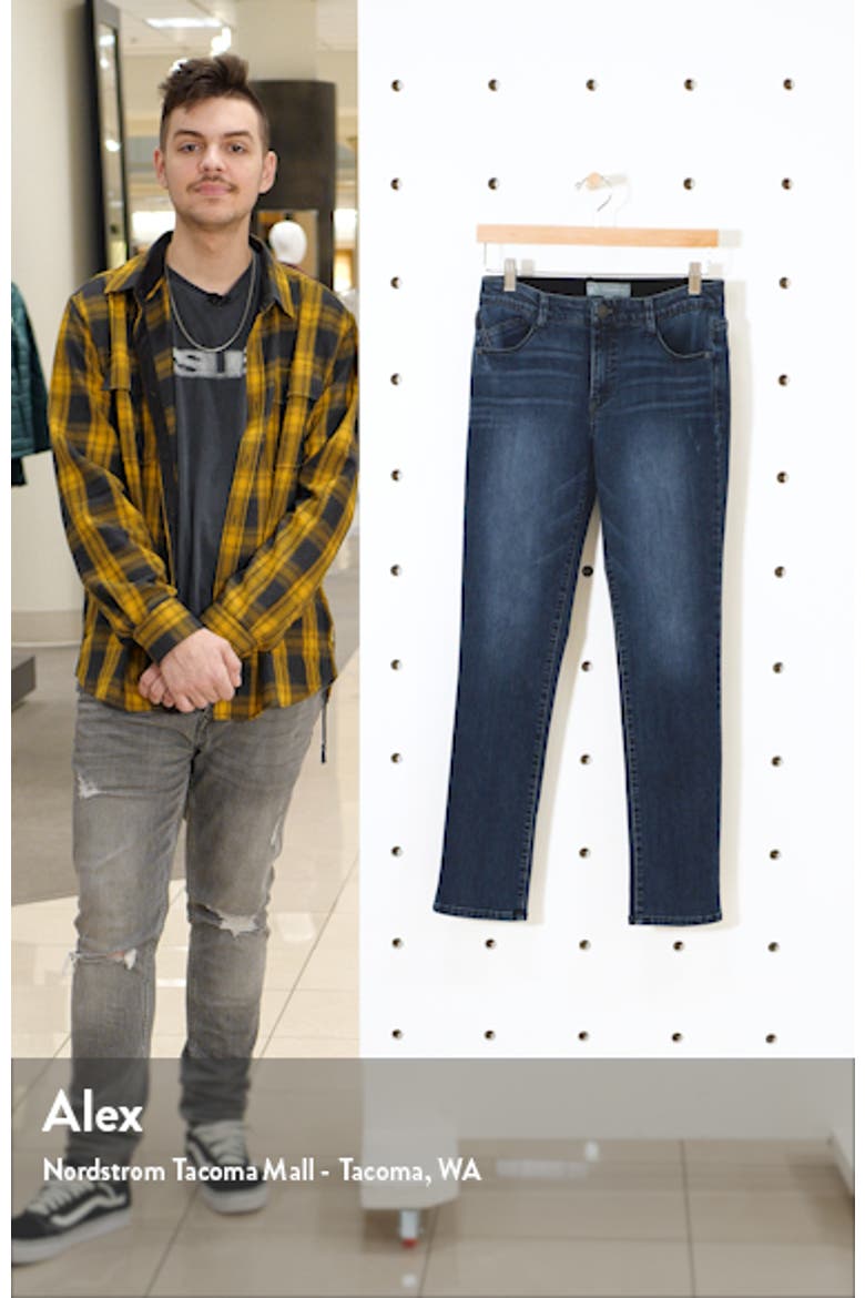 Ab-Solution High Waist Ankle Straight Leg Jeans (Nordstrom Exclusive) video