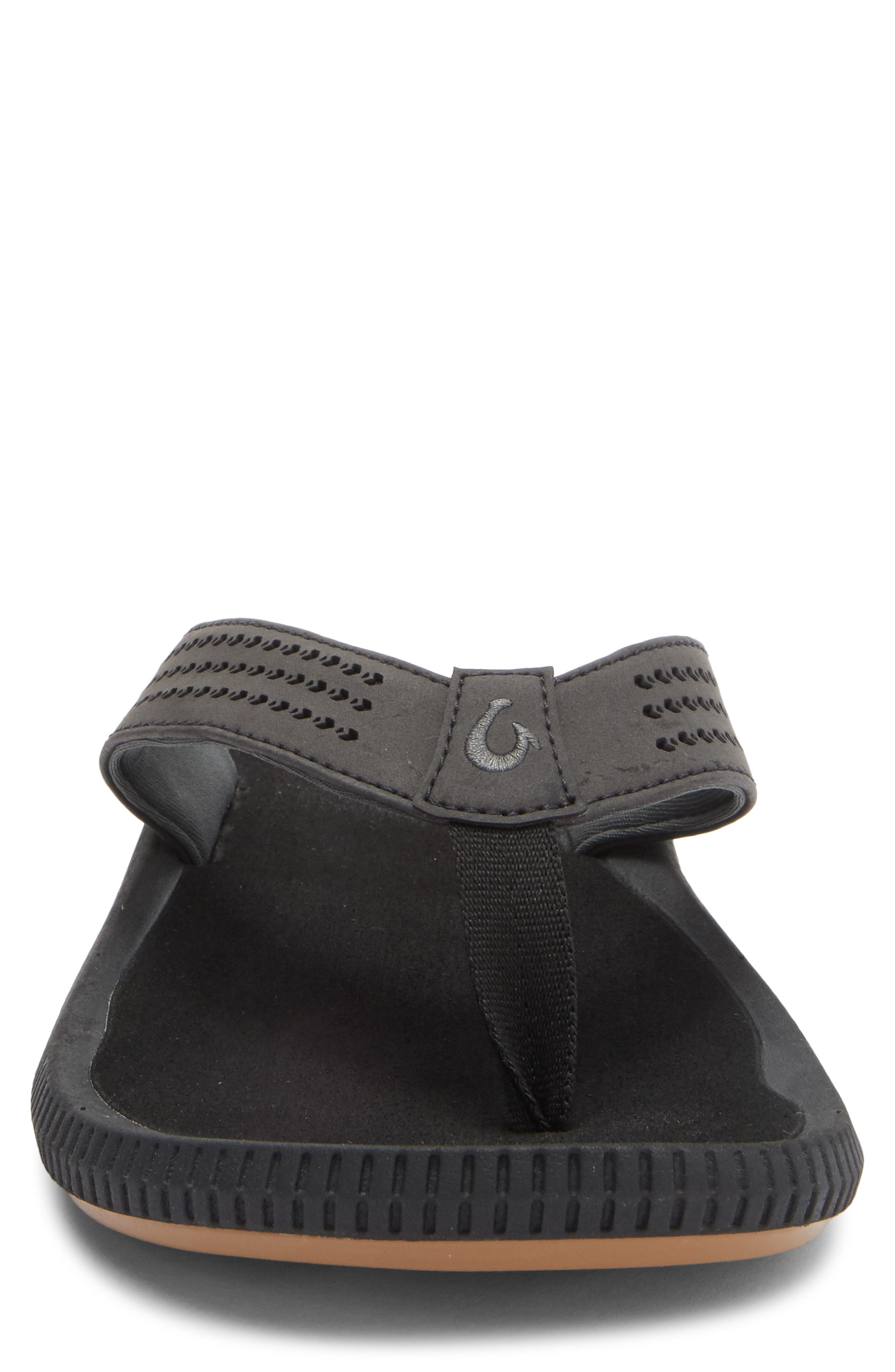 OluKai Ulele Flip Flop, Alternate, color, Lava Rock / Lava Rock