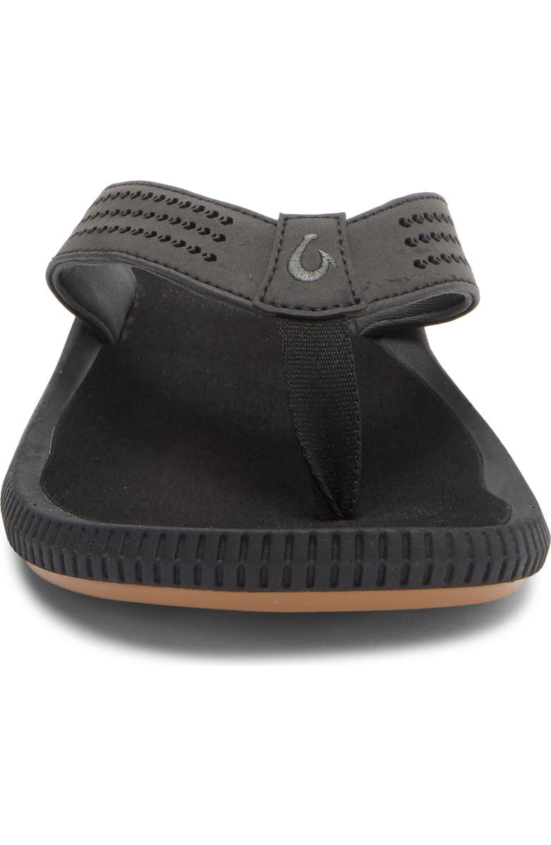 OluKai Ulele Flip Flop, Alternate, color, Lava Rock / Lava Rock