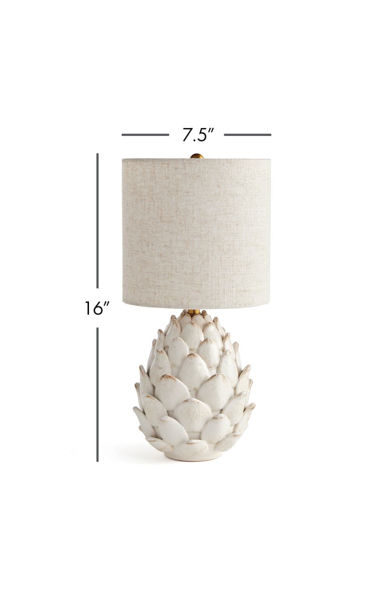 Napa Home & Garden Declan Artichoke Lamp, Alternate, color, White