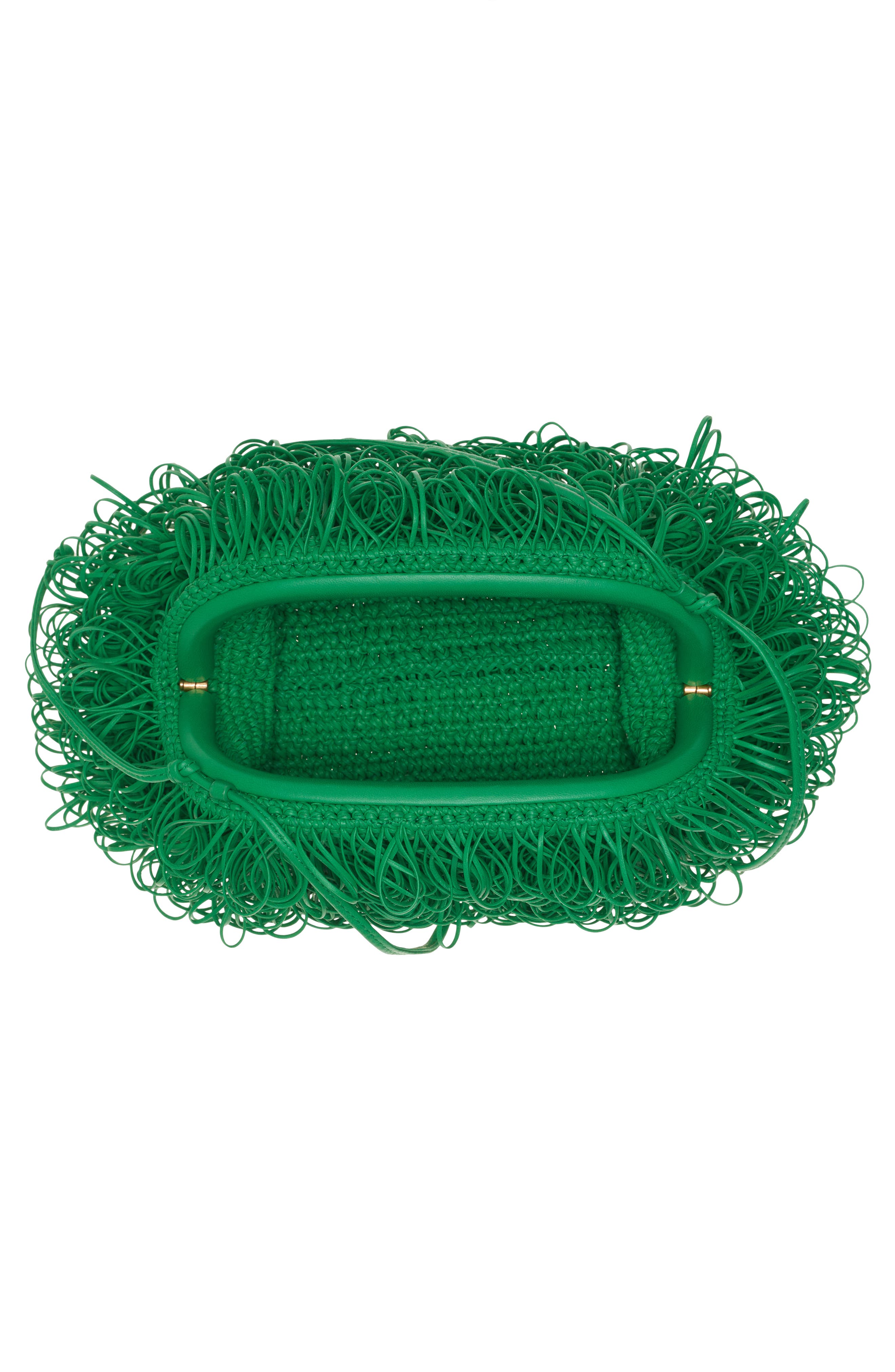 Bottega Veneta The Sponge Pouch Leather Clutch, Alternate, color, 